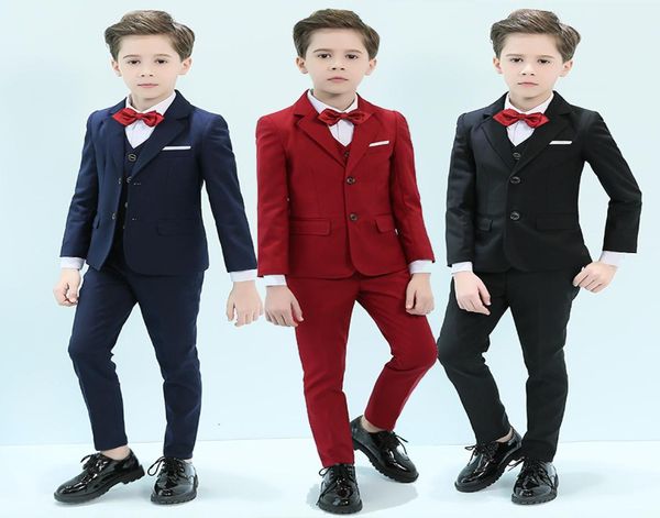 Suisses de garçons formels pour les mariages fête Kids Blazer costume garçons costume mariage jogging garcon blazer adolescents boy britannique Style Tuxedos8929746