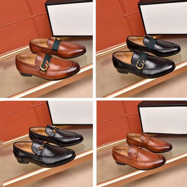 Zapatos de barbecho de diseñador formal para hombres de marca suave, cuero genuino negro, punta estrecha, zapatos Oxford de negocios para hombres, vestido informal de alta calidad 2023