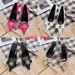 Événements formels High talon chaussures robes chaussures de luxe créatrice de tête de tête de la tête de vache douce talons femmes sandale fête de mariage slingbacks chaussures sexy sandal métal talon 7cm