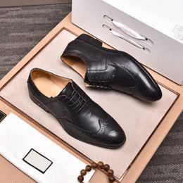 Chaussures formelles homme chaussure en cuir sans lacet OXFORD bureau d'affaires chaussures de mariage bout pointu mâle robe chaussures en cuir Sapato Social