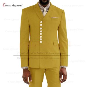 Costume formel pour hommes, 2 pièces, Blazer élégant, pantalon, pour Banquet de mariage, garçon d'honneur, soirée, Costumes masculins classiques sur mesure