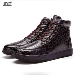 Top en cuir haut de gamme Cowhide Casual Single Shoes Fashion Business Shoe Logs Chaussure Homme Luxe Marque A
