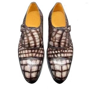 Formel Yingshang hommes chaussures habillées en cuir de Crocodile bureau de mariage 46619