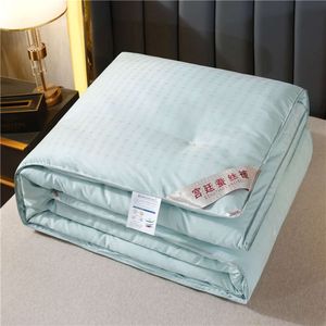 Formtheo handgemaakte quilt moerbeizijde winter lente en herfst sprei dekbedset 200*230 220*240