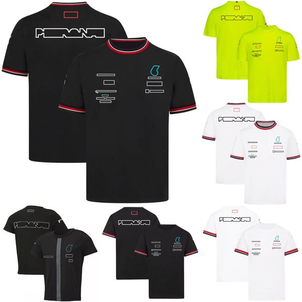 T-shirt F1 T-shirt Formule 1 Racing Team Driver T-shirt à manches courtes Nouvelles saison Summer Men's Fashion Fashion O Neck T-shirts en jersey Tops