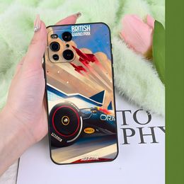 Formule 1 Racing F1 Carphone Case pour Oppo Reno 6 Pro 7 Find X3 Neo X5 A57 A54 A55 A74 One plus 8 6 9 10 7 Pro Couverture arrière