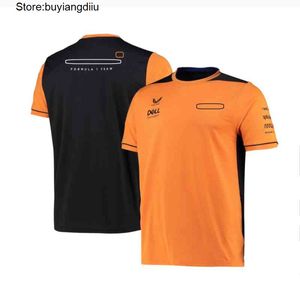 Formule 1 Racing T-shirt F1 Team Factory Uniform Summer Short Sleeveved Men and Women dezelfde stijl 57L6