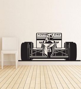 Formule 1 Sportrace auto racemuur sticker vinyl poster decor sticker art mural home house decoratie accessoires diy kid5665605