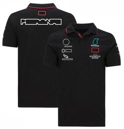 Formule 1 T-shirt d'été F1 Polos Team Uniform Racing Suit Manches courtes Grande taille Fans de course T-shirt Casual Sports Shirt203N