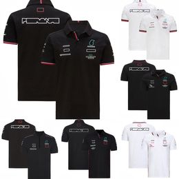 Camiseta de verano de Fórmula 1 F1 Camisas de polo de polo Traje de carreras de carreras de manga corta Fans de carreras Camiseta de deportes casuales Camisa de deportes