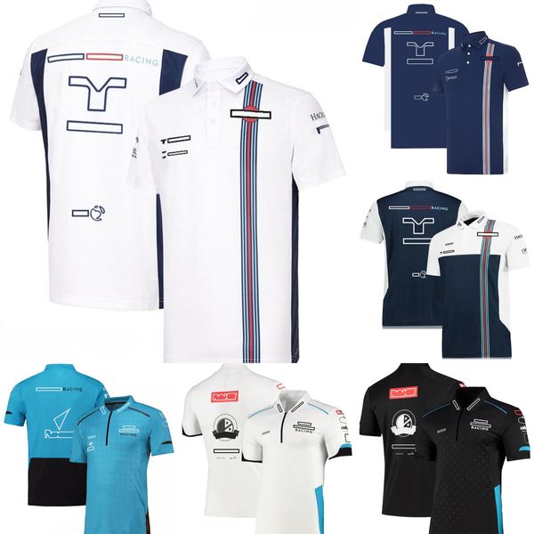 T-shirt 1 T-shirt Nouvelle saison F1 T-shirts Polo Polo Drive revers Racing Jersey Racing Sport Fans de manche courte décontractée pour hommes