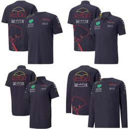 T-shirt Formula 1 F1 Team Driver Polo a maniche corte Estate da uomo Casual Racing T-shirt oversize Fan Quick Dry Tops 332p