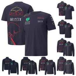 Formule 1 T-shirts F1 Team Poloshirts T-shirt 2023 Zomer Nieuwe Racing Fans Outdoor Extreme Sports Bystander T-shirt F1 Zip Up Hood2318