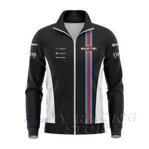 Formule 1 de 2023 Nouveaux hommes F1 Veste Vestes Imprimer Vêtements d'extérieur pour femmes de haute qualité G Zipper Vêtements Couleur Automne Petronas United Am Team 0gvq