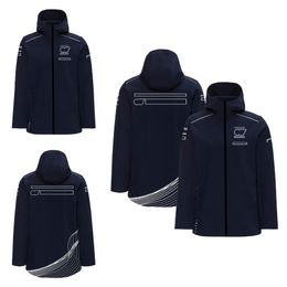 Formel-1-Rennanzug für Herren und Damen, F1-Team-Fahrerjacke, dicke Kapuzen-Fanjacke im Herbst und Winter.