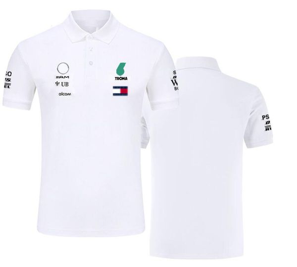 Formula World Championship Car Team Racing Suit F1 T-shirt Casual Revers Polo Short Sleeve308i Hr10