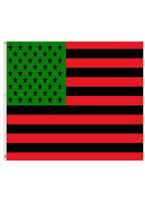 Forno Black Line Afrikaanse Afro-Amerikaanse vlag Nationale polyester bedrukte stof Reclamevlaggen banners Aangepaste 3x5ft vlaggen6041528