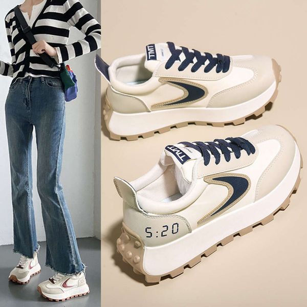 Forrest 2024 Nuevo otoño Gump Womens Instagram Trendy Korean Edition Estudiante Casual Running Suele Dad Shoes G6807-2 90896 70173