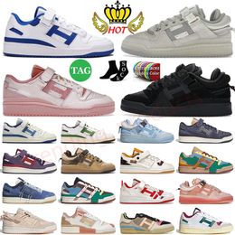 Foro 84 Low Bad Bunny Pink Huevo de Pascua Hebilla Zapatos para correr 2024 Moda Regreso a la escuela Hombres Mujeres Lows Flat White Royal Blue Jogging Diseñador Zapatillas de deporte Entrenadores