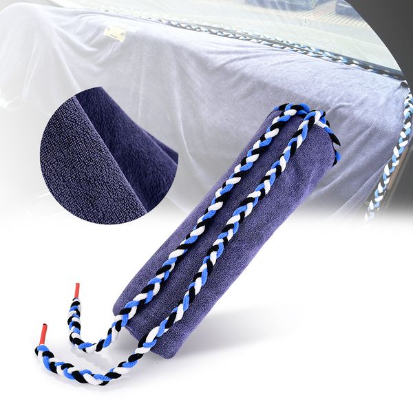 FOSHIO nettoyage de pare-brise serviette en microfibre absorbant l'eau corde combinaison outil fenêtre teinte Film détaillant voiture tableau de bord couverture