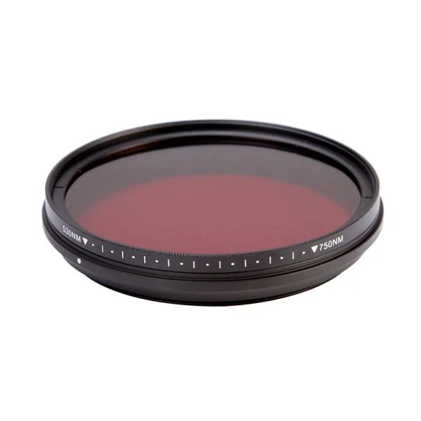 FOTGA Réglable infrarouge IR Filtre Pass infra-Red 530 Nm à 750 Nm 590NM 680NM 720NM