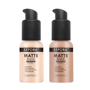 Foundation 30 ml Gezicht Foundation Crème Mineraal Volledige dekking Mat Gemakkelijk te dragen Concealer Basis Make-up Professionele make-up Foundation 231116