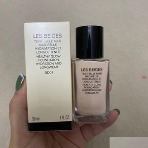 Fondation Marque Les Beiges Healthy Glow Hydratation Et Couleurs Longwear Bd01 B10 Maquillage Liquide Drop Delivery Santé Beauté Visage Dhvtx