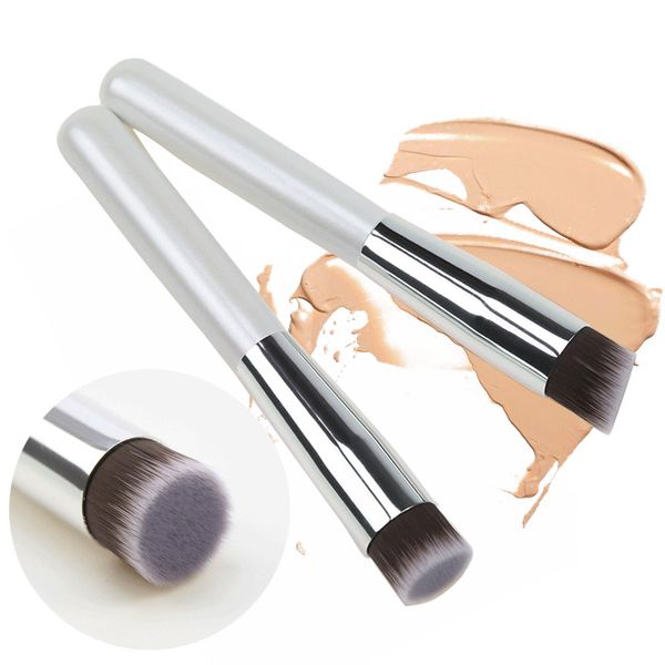 Brocha para base cabeza plana cabeza oblicua BB cream Corrector brush solo maquillaje pinceles herramienta de maquillaje J1707