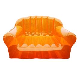 Canapé double gonflable en pvc, jouet, jeux d'extérieur pour enfants, chaises de canapé de maison épaisses et durables, 120x78x70cm