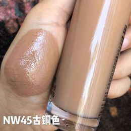 Fond de teint maquillage couverture complète 35 ml primer hydratant SPF 19 contour liquide cosmétique 9 couleurs maquillage femme fondations blé bronzant scène maquillage 200