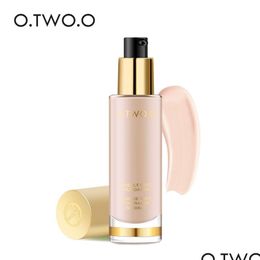 Fond de teint O Two 8 couleurs maquillage liquide correcteur blanchissant hydratant contrôle de l'huile soins du visage imperméables 230801 livraison directe Dh9Ao