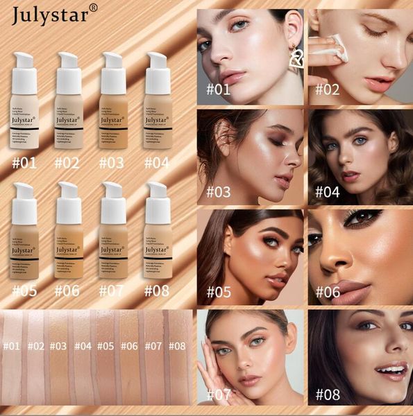 Fond de teint Stock Maquillage pour le visage Born This Way 30Ml Liquid Concealer Huile lumineuse Indétectable Medium To Fl Erage Foundations 4 Drop Del Dhdpd