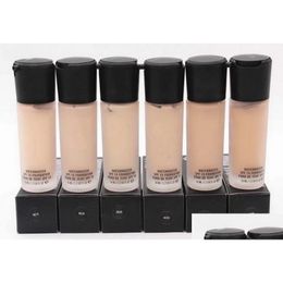 Foundation The Face Fl Erage Make -up voor vrouwen concealer natuurlijk flighten gemakkelijk te dragen vloeibare matte stichtingen cosmetische druppel leveren dhunl