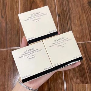 Foundation Top Les Beiges Cushion Cream Healhy Glow Gel Touch 11g Color N10/N20/N12 Drop Delivery Health Beauty Make -up Face DHCJ4