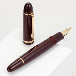 Stylos plume 1 pièces stylo métal or Clip Fine 05mm plume encre d'écriture pour JinHao X159 papeterie bureau école haute qualité 230807