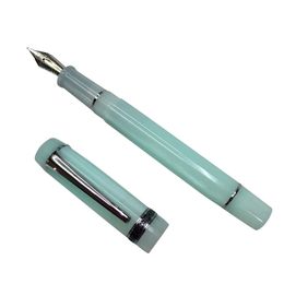 Fountain Pens 316y Kaigelu Celluloid Pens E F M NIB 055mm Mooie groen kantoorbedrijf inkt Pen Zilveren clip Gift Pennen voor studenten 220923