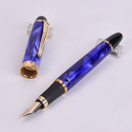 Stylos à plume Arrivel Jinhao X450 stylo plume bleu éblouissant de luxe stylos à encre en métal de haute qualité pour fournitures de bureau fournitures scolaires 230825