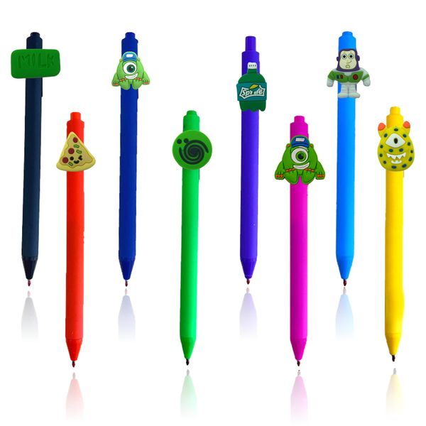 Fountain Penns Bass Lightyear Cartoon Ballpoint Student Cute Nursing Essentials MTI Couleur jumbo Graphique Crayon Signature Bureau Accessori Otehn