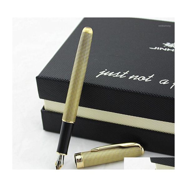 Stylos à plume Classique Iraurita Pen 0.5mm Nib Jinhao 601 Coffret cadeau Fournitures scolaires de bureau1 Drop Delivery Business Industrial Writi DH4Mm
