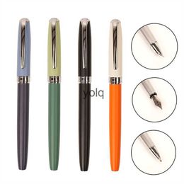 Fountain Styds éternel Morandi Exquis Metal Pen Mix and Match Color Series Bright Sharp Art Curved Student Calligraphie Pratique Pearl H240407