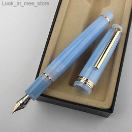 Stylos à plume Stylos à plume Jinhao 82 Transparent nouvelle couleur stylo plume acrylique F 0.5mm plume fournitures de bureau scolaire stylos à encre d'écriture d'affaires Q240314