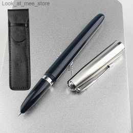 Stylos à plume Stylos à plume de luxe qualité Jinhao 86 résine métallique noir rouge stylo plume bureau financier étudiant école papeterie fournitures stylos à encre Q240314