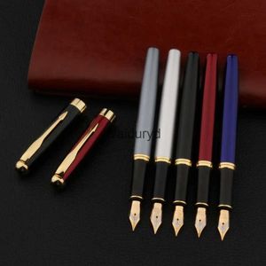 Fountain Pens Gift High Quality Metal 388 Pen Business Black Golden Student Stationery Office School Supplies Inkvaiduryd