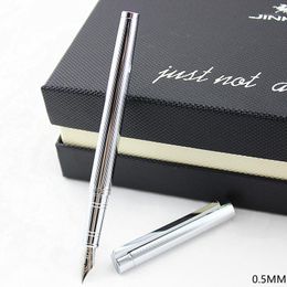 Fountain Pennen Hoge kwaliteit Jinhao 126 Pen 0,38 mm Extra Fine Nib Ink voor het schrijven van Stationery School Office Supplies Caneta1