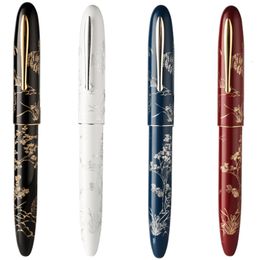 Stylos à plume Hongdian N23 stylo plume lapin année limitée hommes femmes étudiants haut de gamme bureau d'affaires signature stylo or sculpture pour cadeau 230906