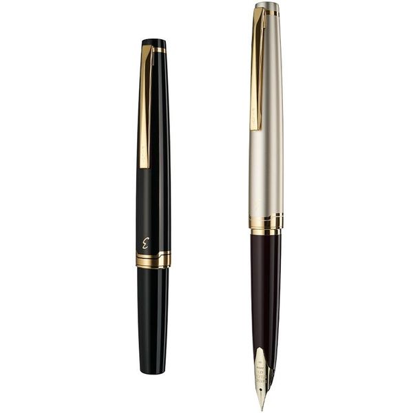 Stylos à plume Japon Pilot Elite 95s Pen 95e anniversaire Re-gravé 14K Gold Nib Pocket Signature portable 1pcs / lot