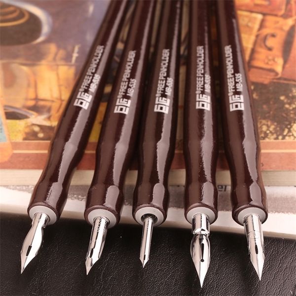 Stylos plume Japen GREAT MASTER Dip Pen Stylo plume Professional Comics Tools Comics Dip Pen 5 Shaft 5 Nib Set 220927