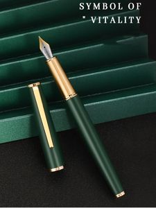 Fountain Pens Jinhao 95 -serie Pen retro ontwerp Metaal Materiaal Elegante Clip Fine Nib Writing Office Business Signature School A6267 221007