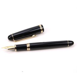 Stylos plume Jinhao X350 stylo plume métal M plumes Business Office School Papeterie Fournitures Fine Nib écriture cadeaux pour ami noir 230803