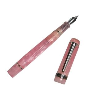 Stylos plume Kaigelu 316 stylo plume celluloïd rose EF FM plume argent Clip bureau d'écriture affaires stylo encre cadeau stylos rose 220923